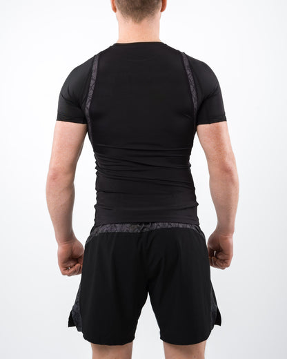 X-Vent Short Sleeve Rashguard Black